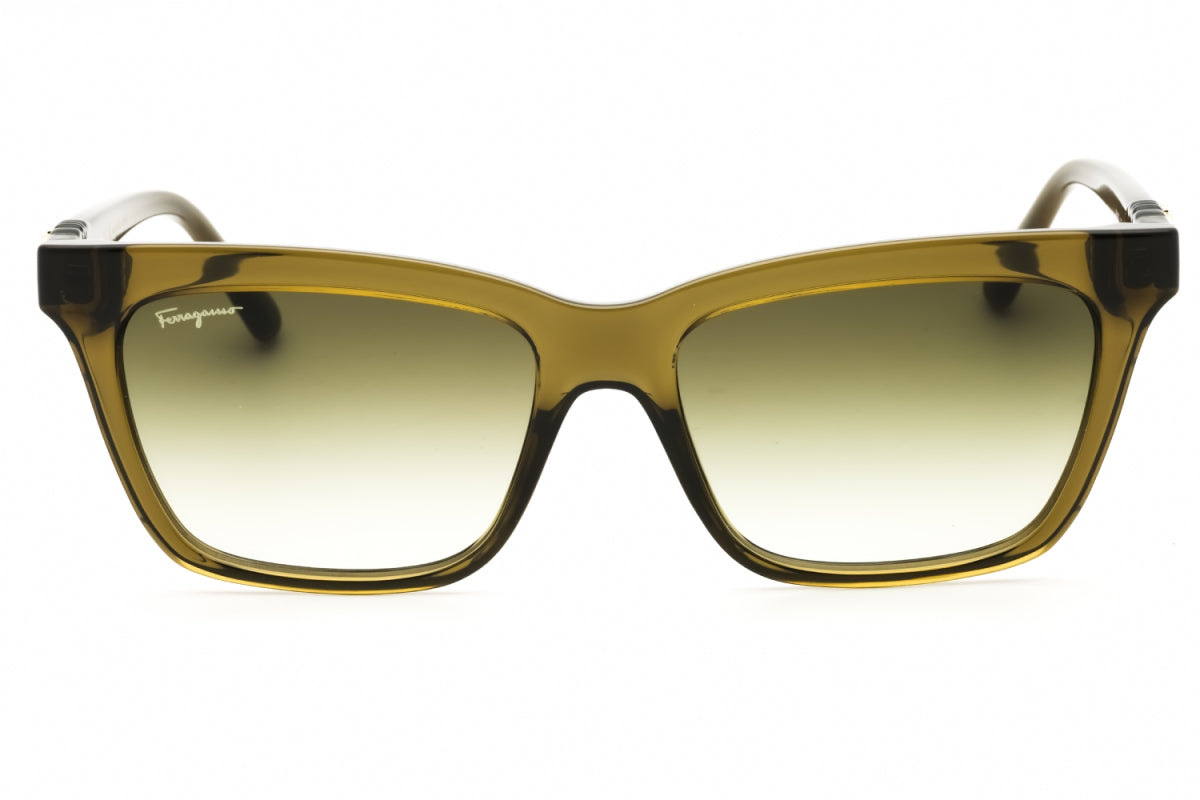 Gafas color gris y verde