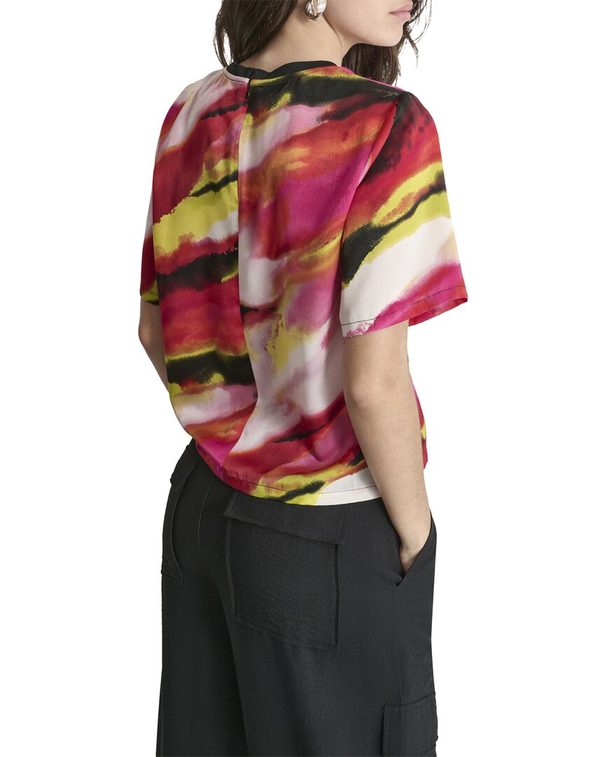 DKNY Top Estampado Cuello Redondo