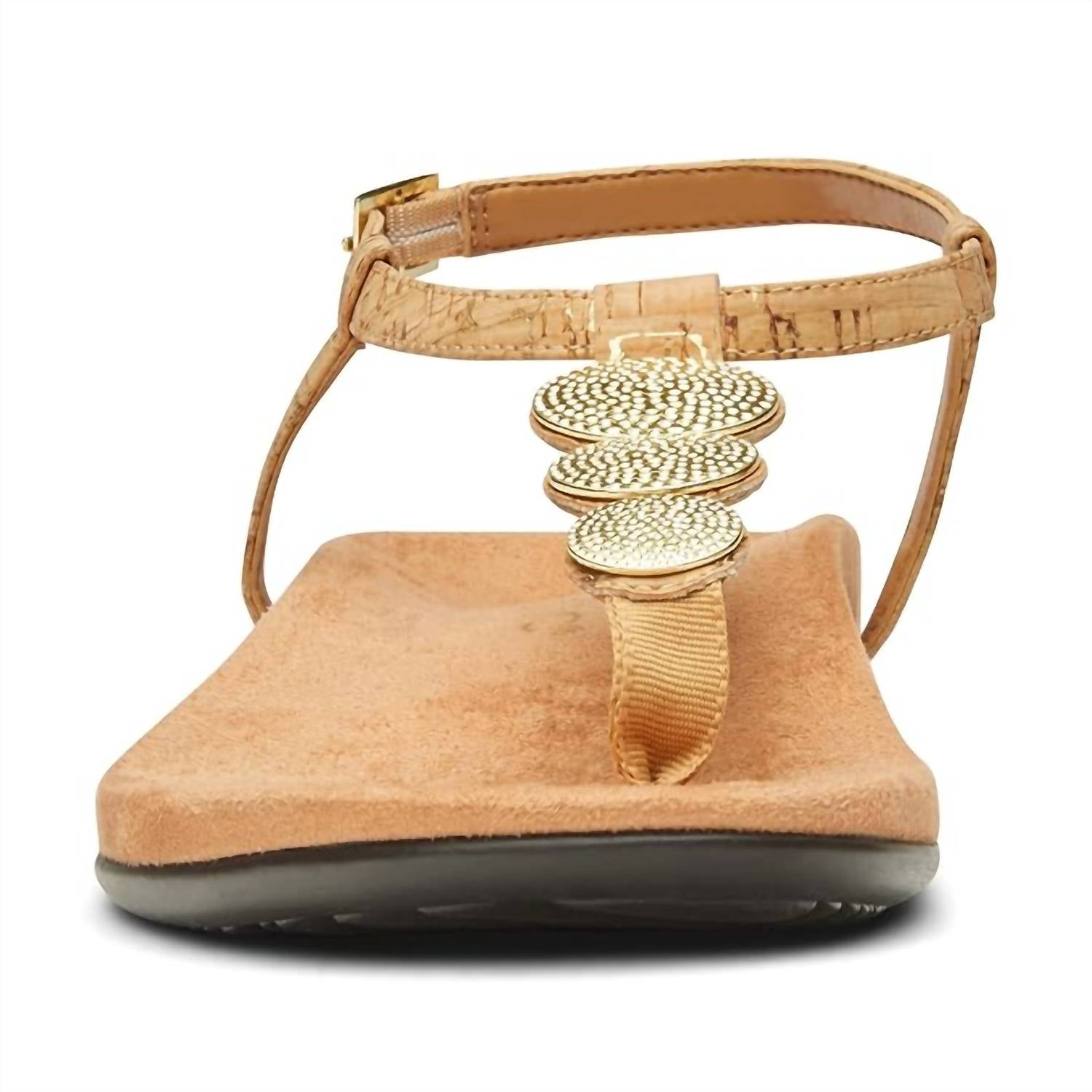 Sandalias de mujer color dorado