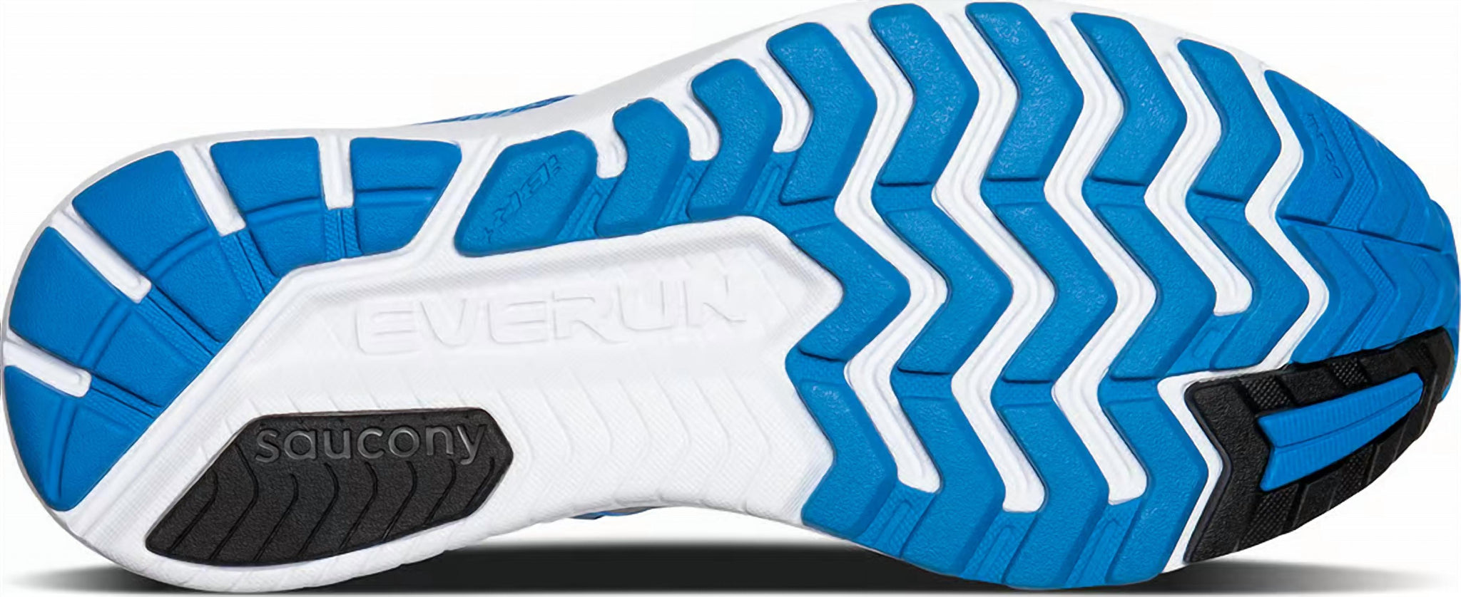 Tenis para correr de hombre color negro y blanco y azul