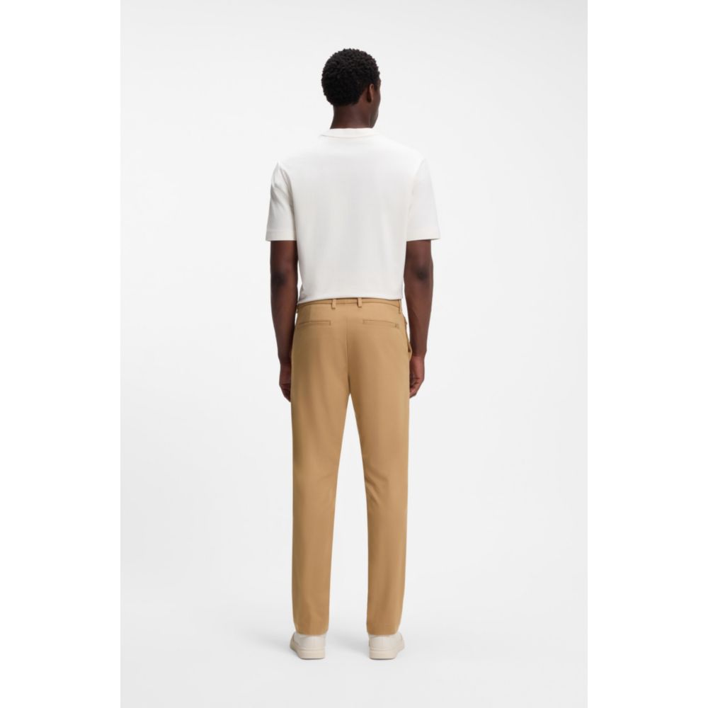 Pantalón de mezcla de algodón de corte ajustado