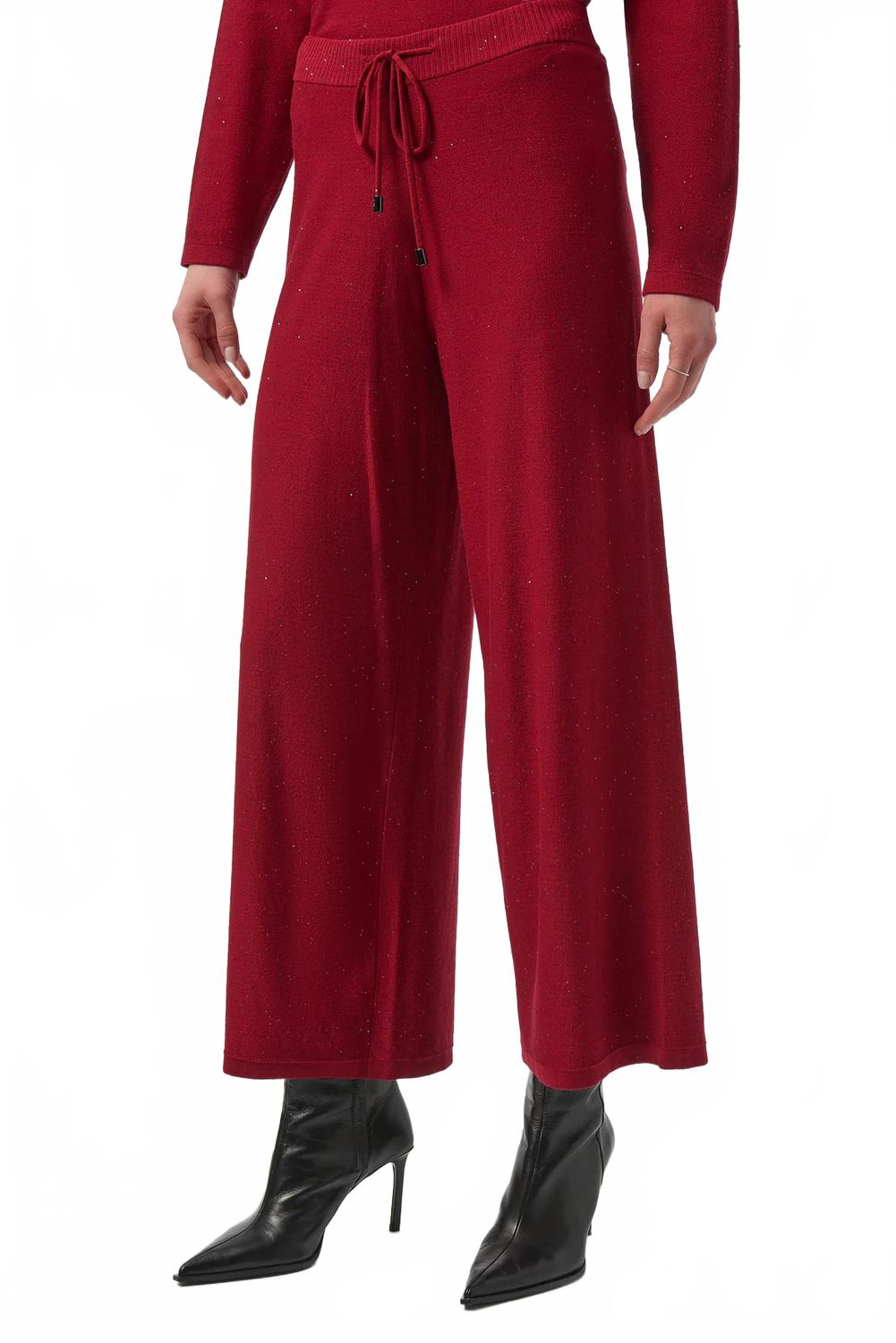 Pantalón de mujer de pierna ancha con lentejuelas