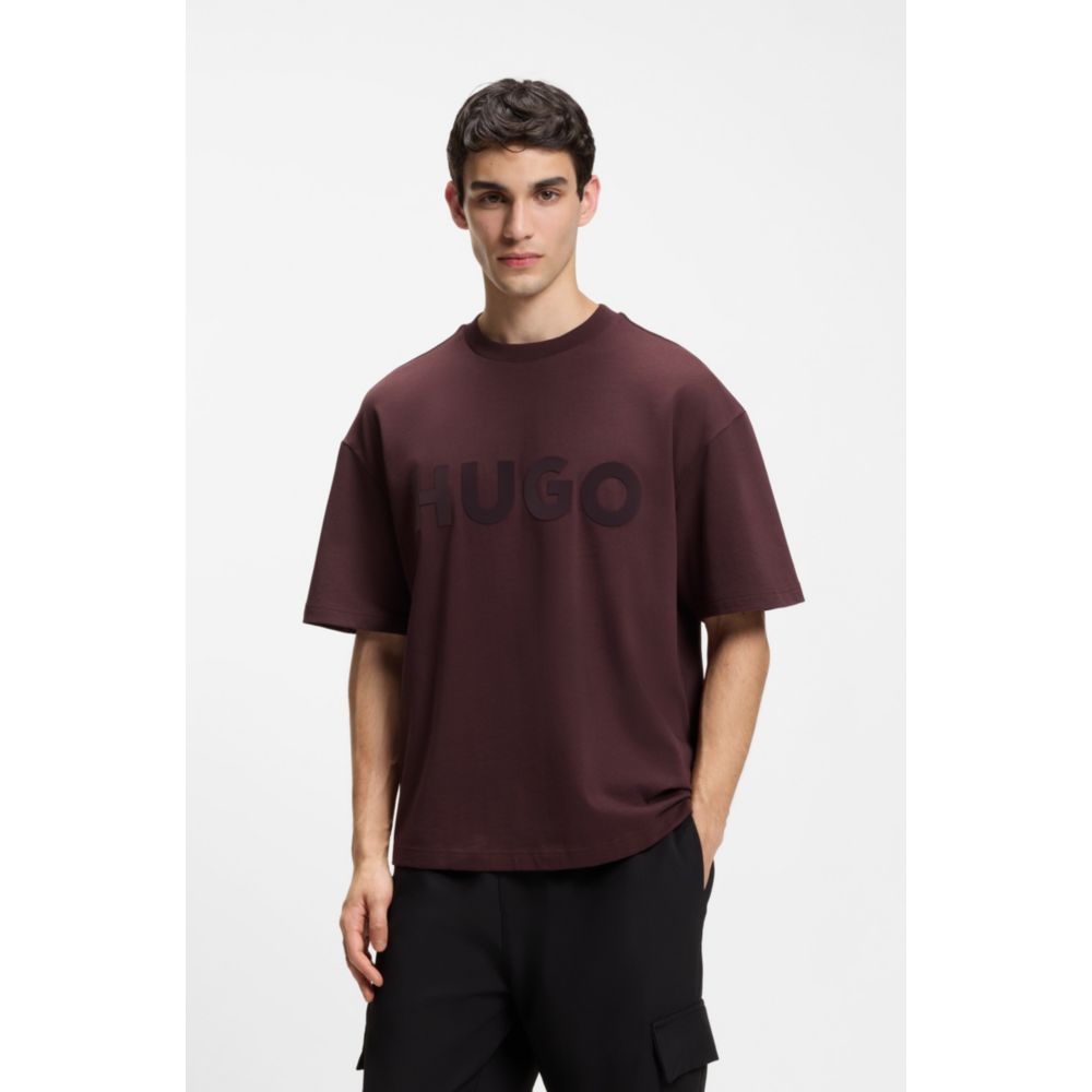 Camiseta de algodón de corte amplio