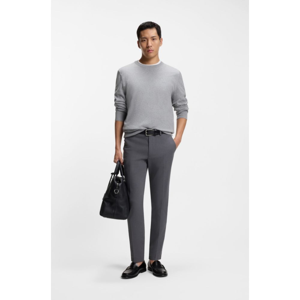 Pantalón de algodón de corte ajustado