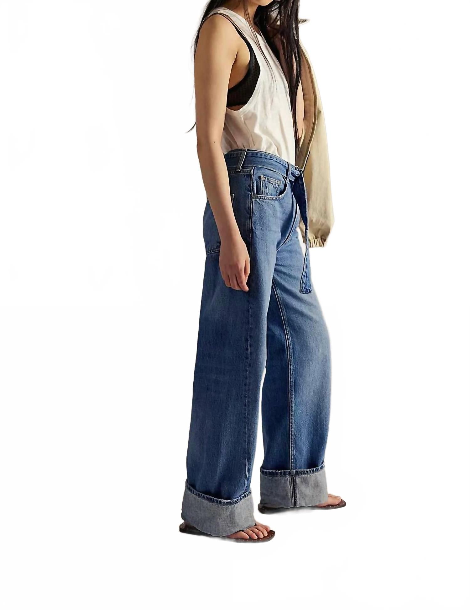 Jean color azul