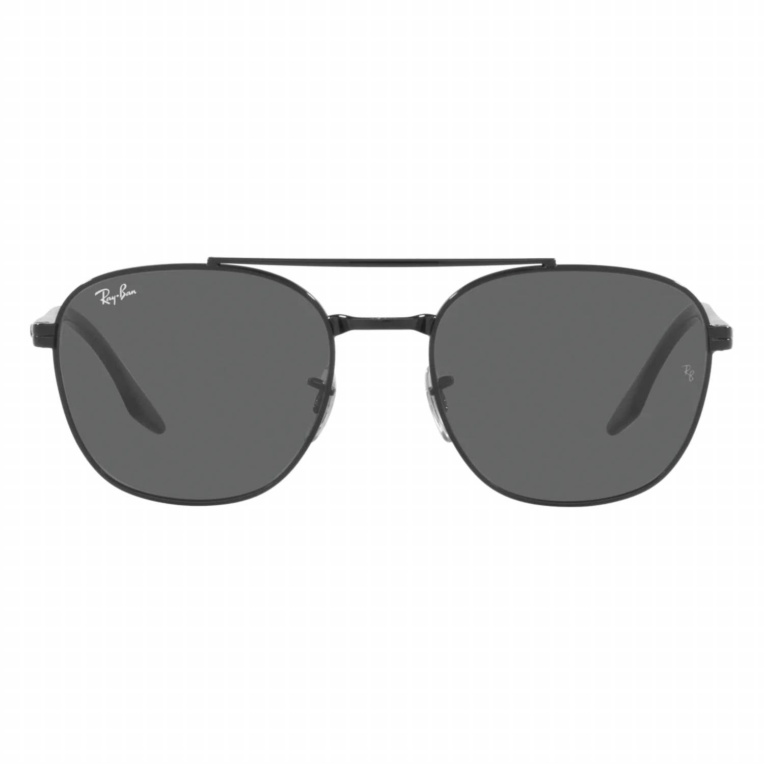 Gafas de sol unisex color gris oscuro y negro