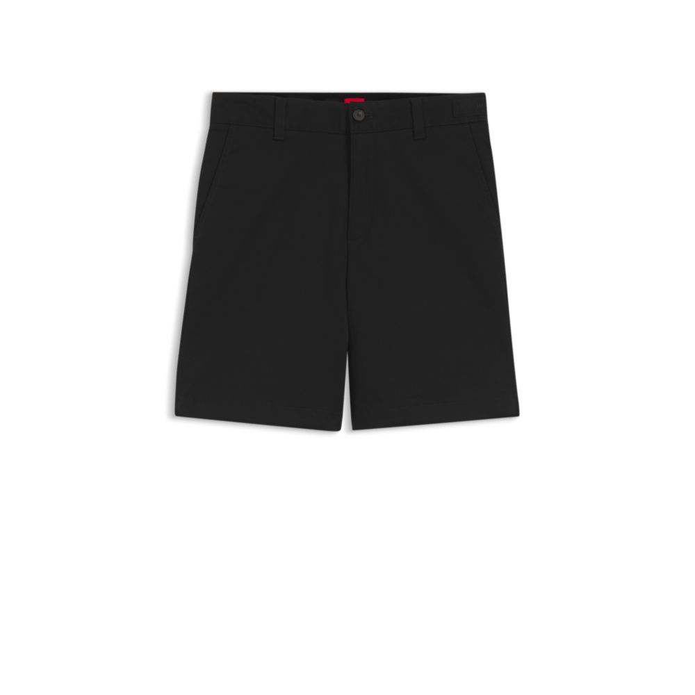 Short de algodón de corte ajustado