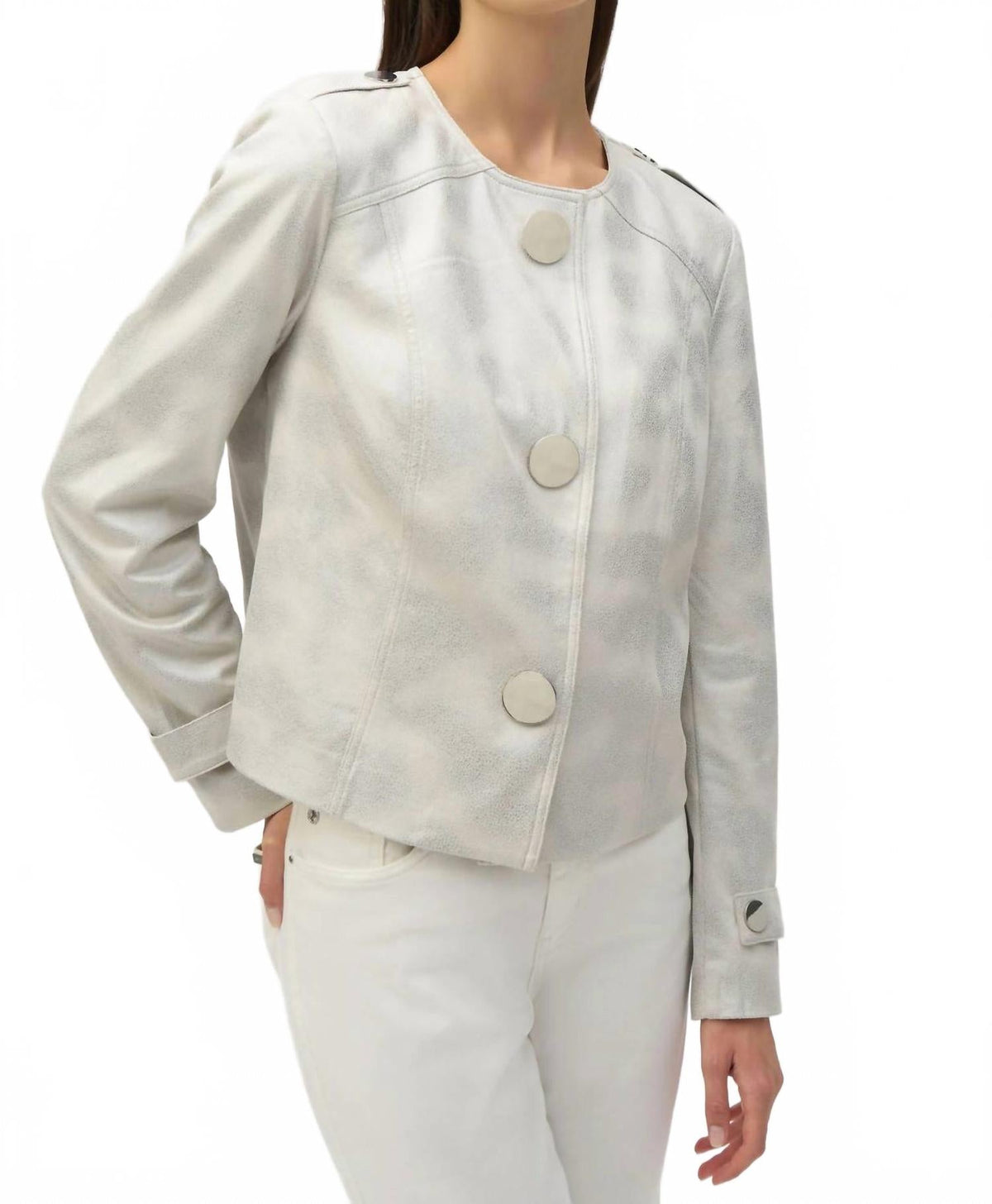 Chaqueta de gamuza sintética