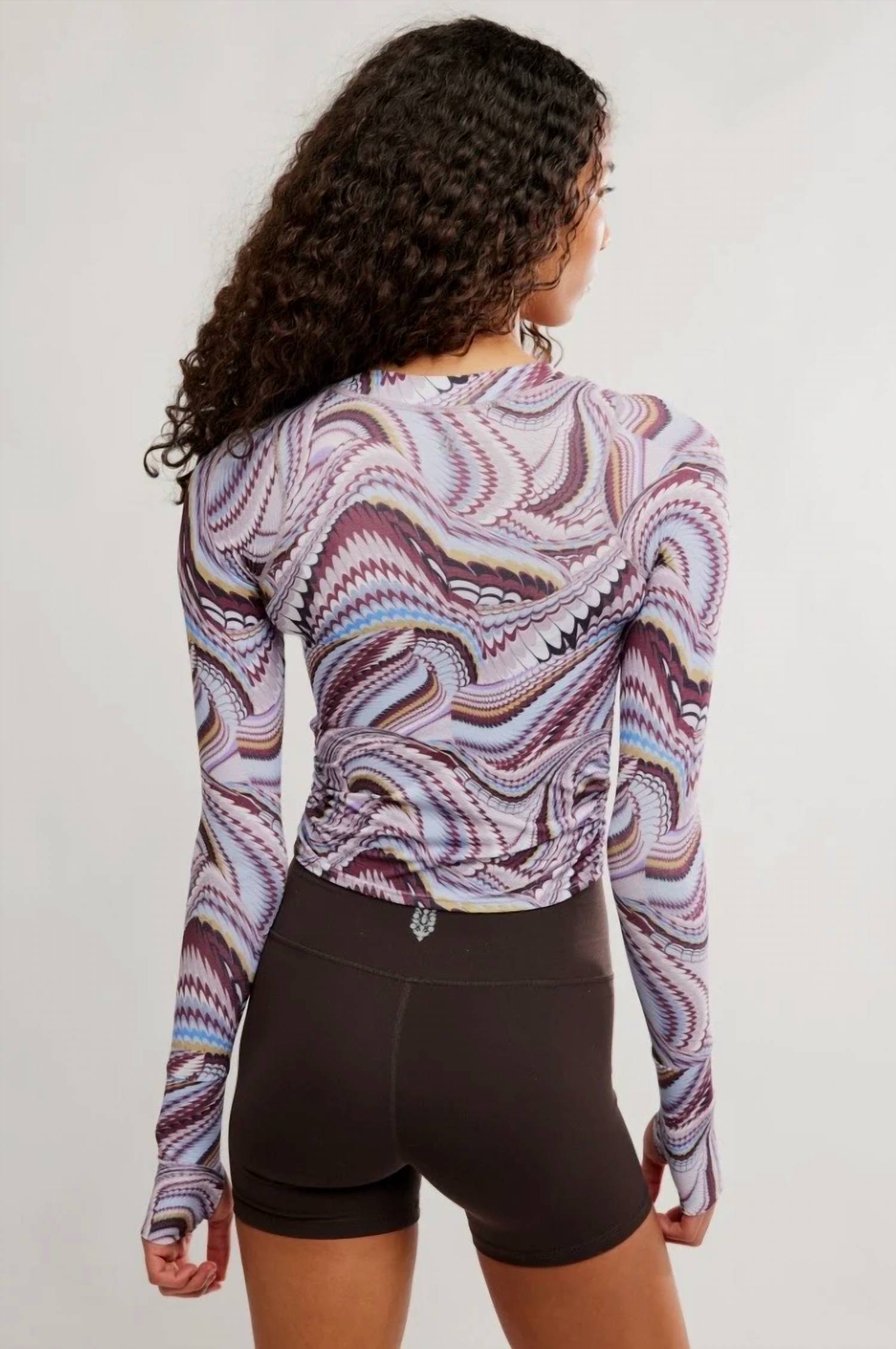 Top con estampado