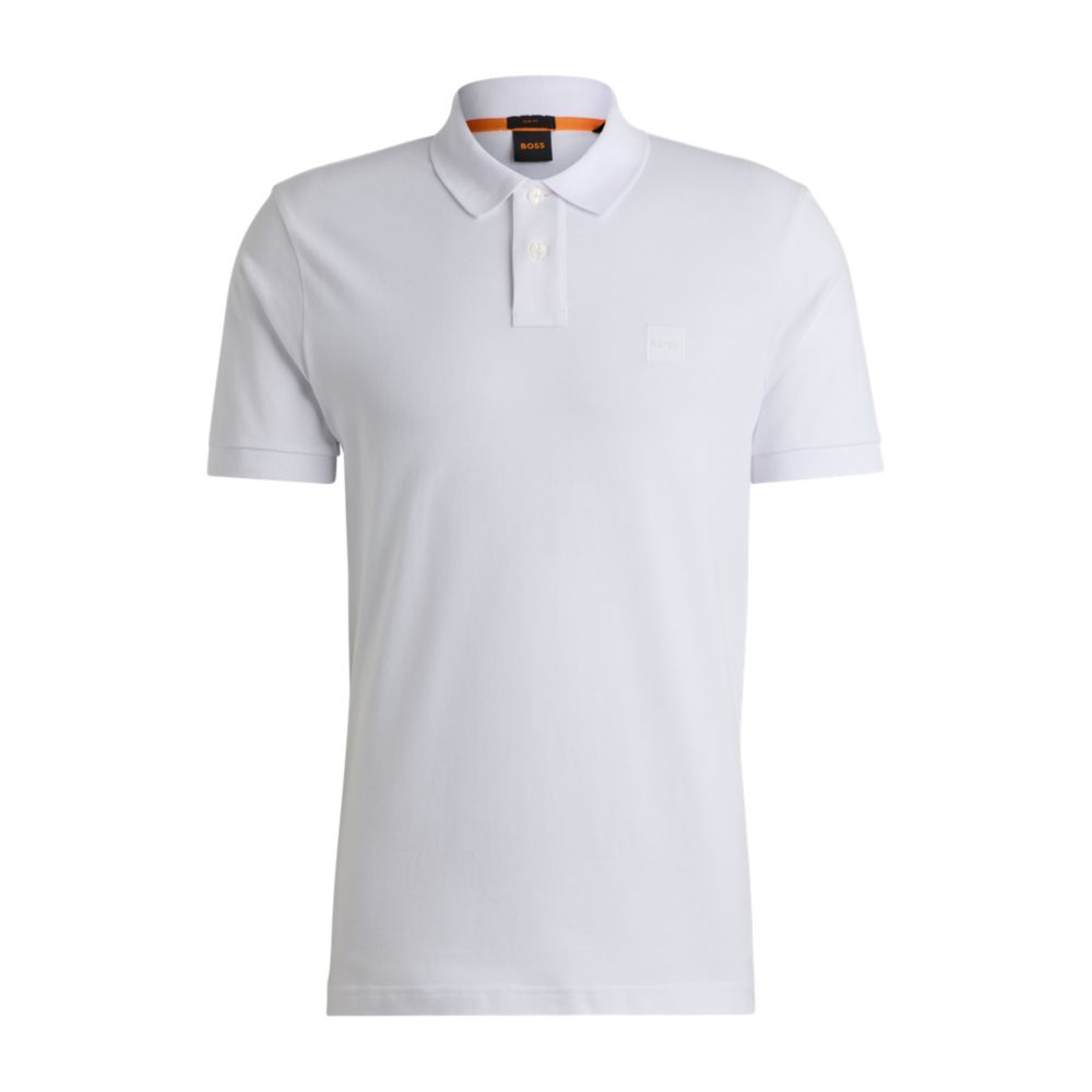Polo de algodón de corte ajustado
