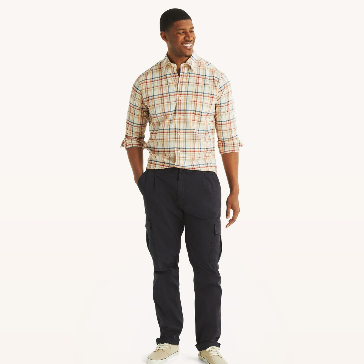 Camisa de hombre a cuadros