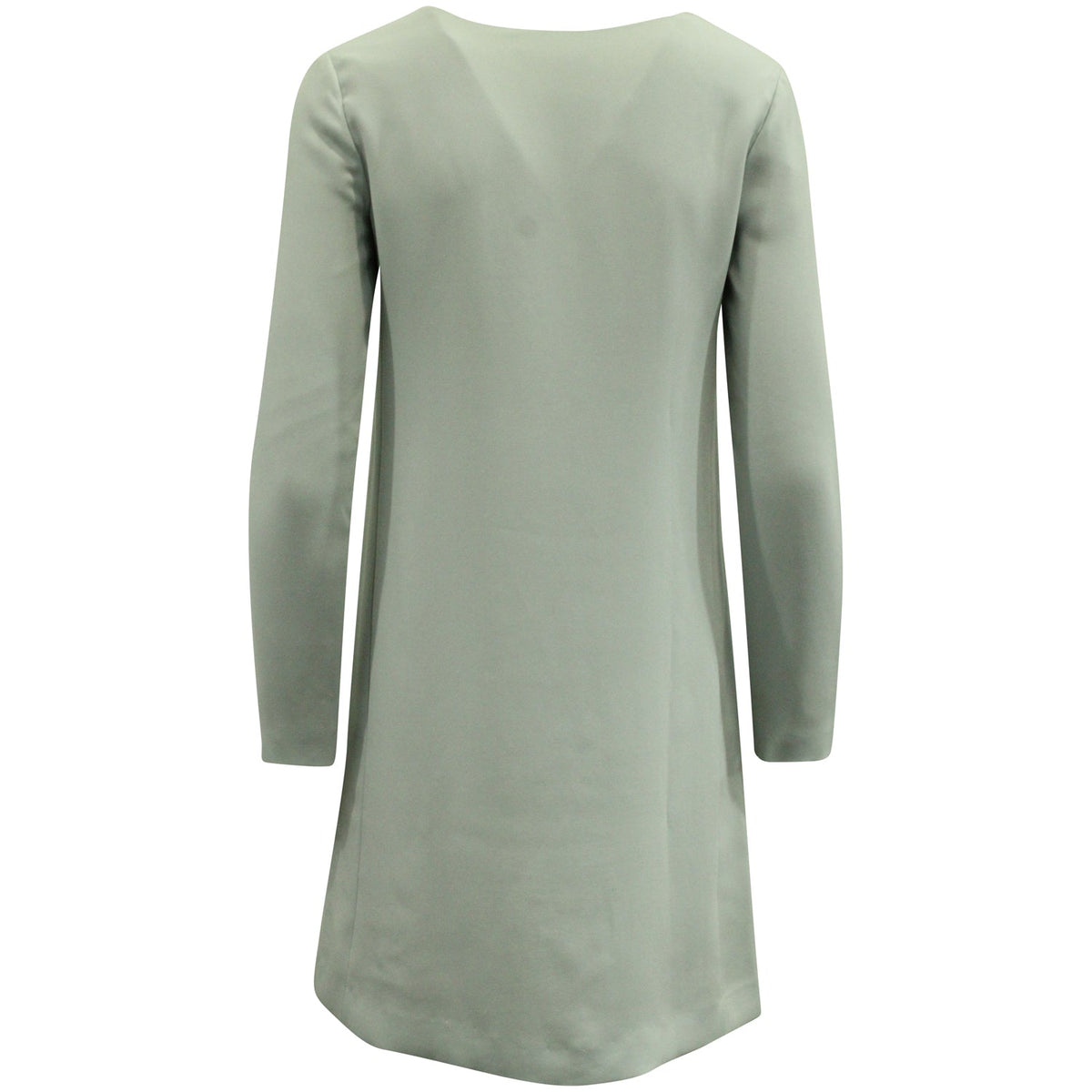 Vestido de manga larga color verde