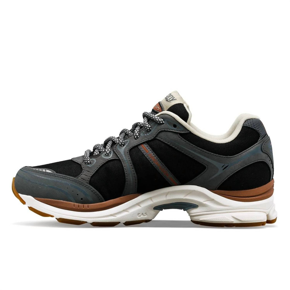 Zapatos unisex color gris y café