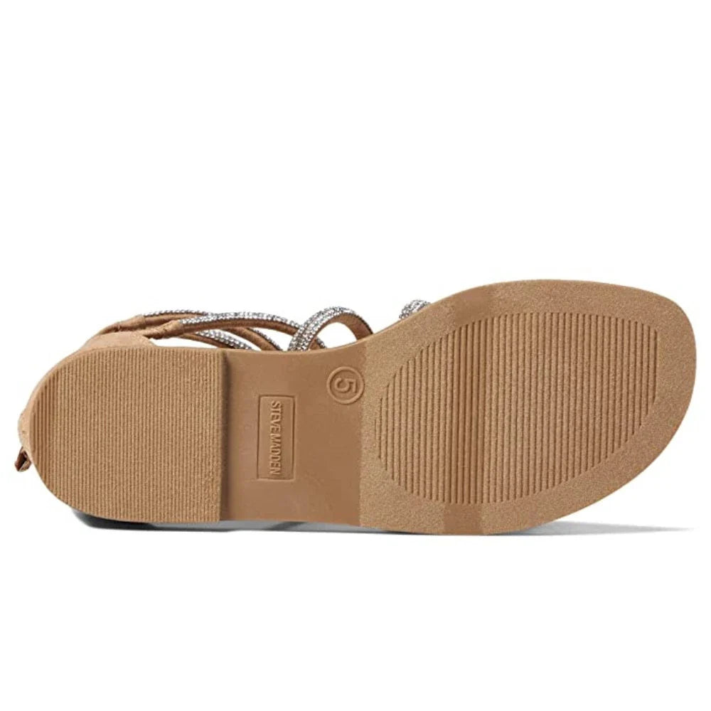 Sandalias infantil color plateado