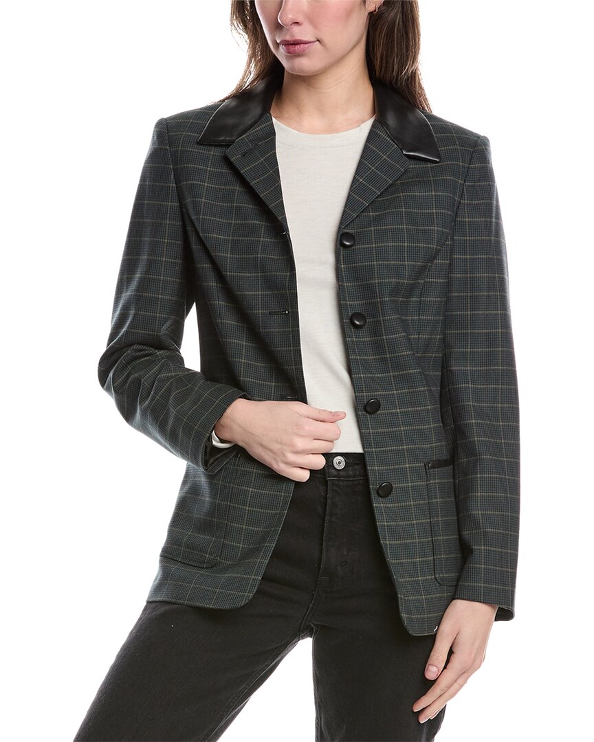 Blazer de mezcla de lana