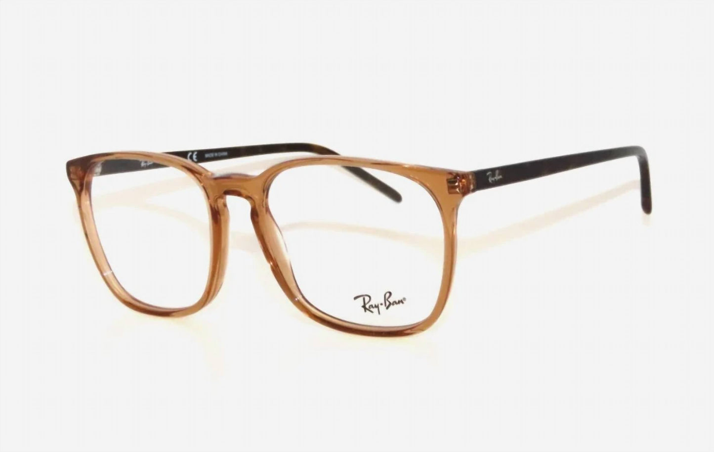 Montura para gafas unisex de montura cuadrada color café