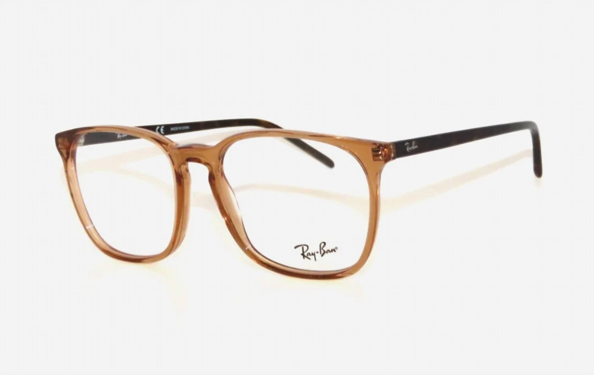 Montura para gafas unisex de montura cuadrada color café