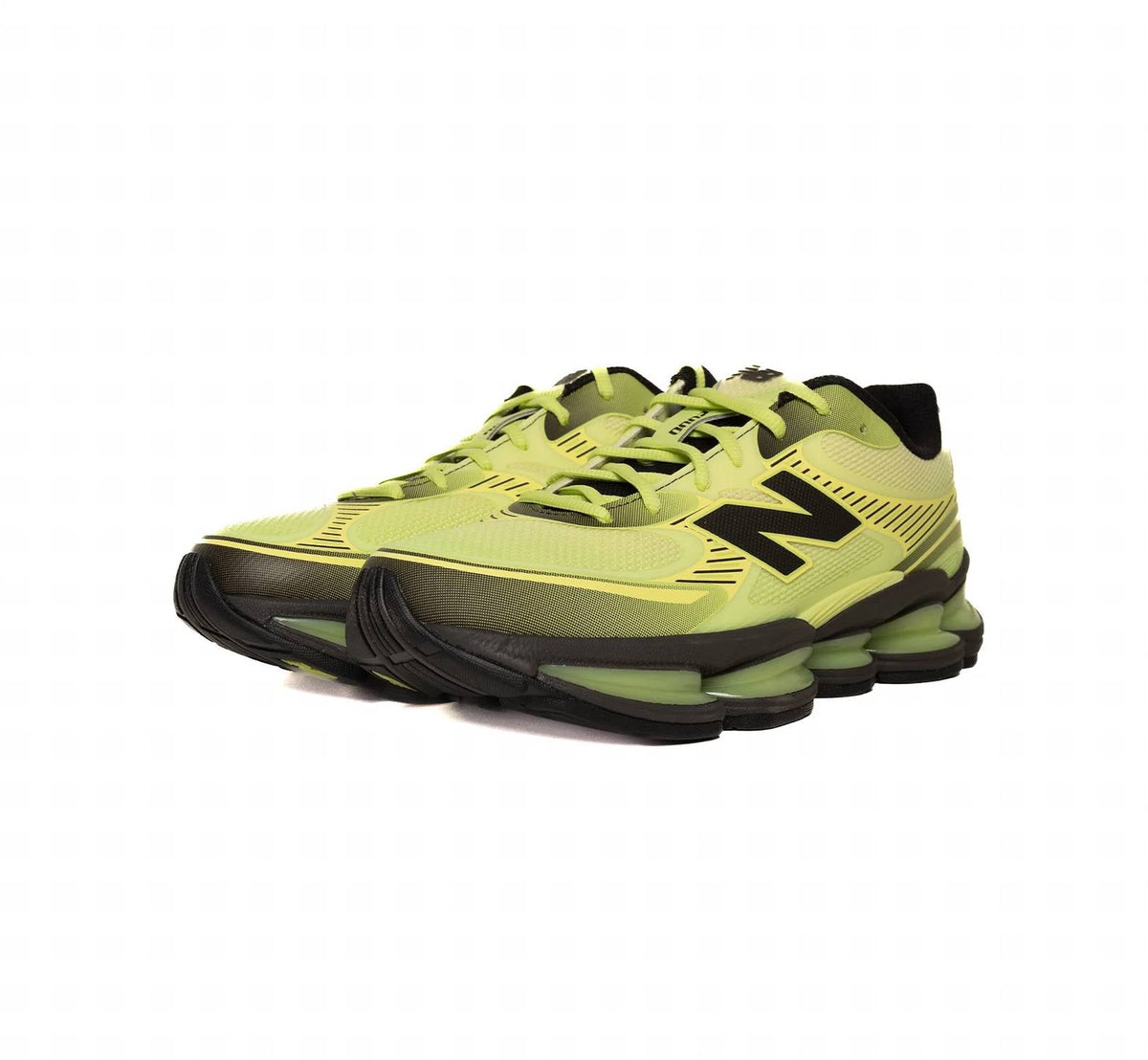 Tenis de hombre color verde y amarillo