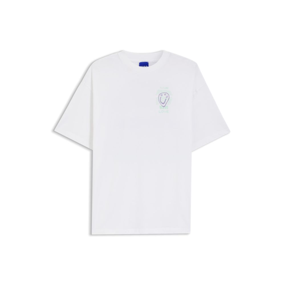 Camiseta de algodón con estampado