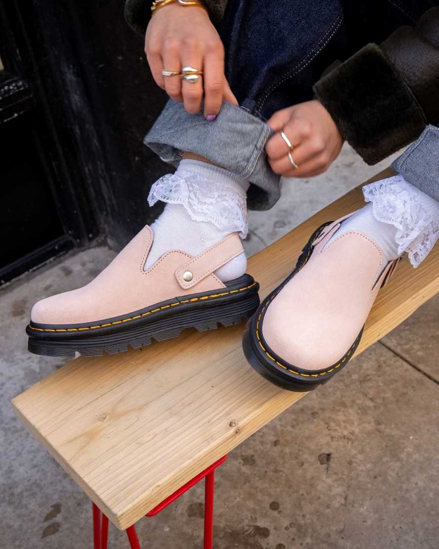 Zapatos de gamuza con plataforma