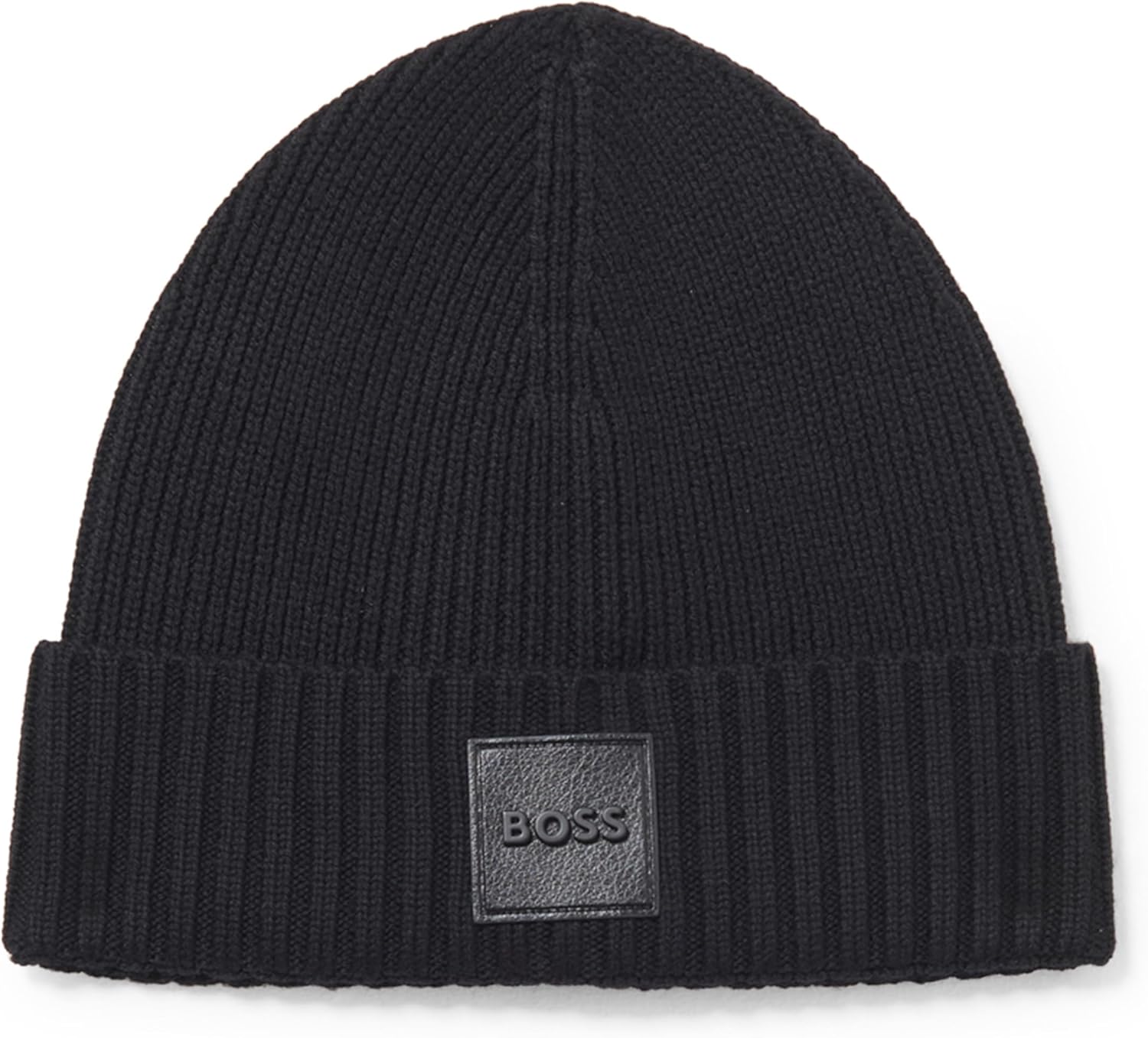 Gorro tejido de hombre color negro