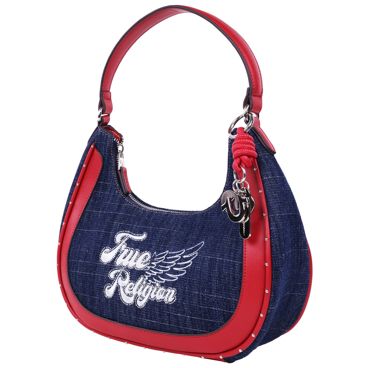 Bolso de mezclilla color rojo