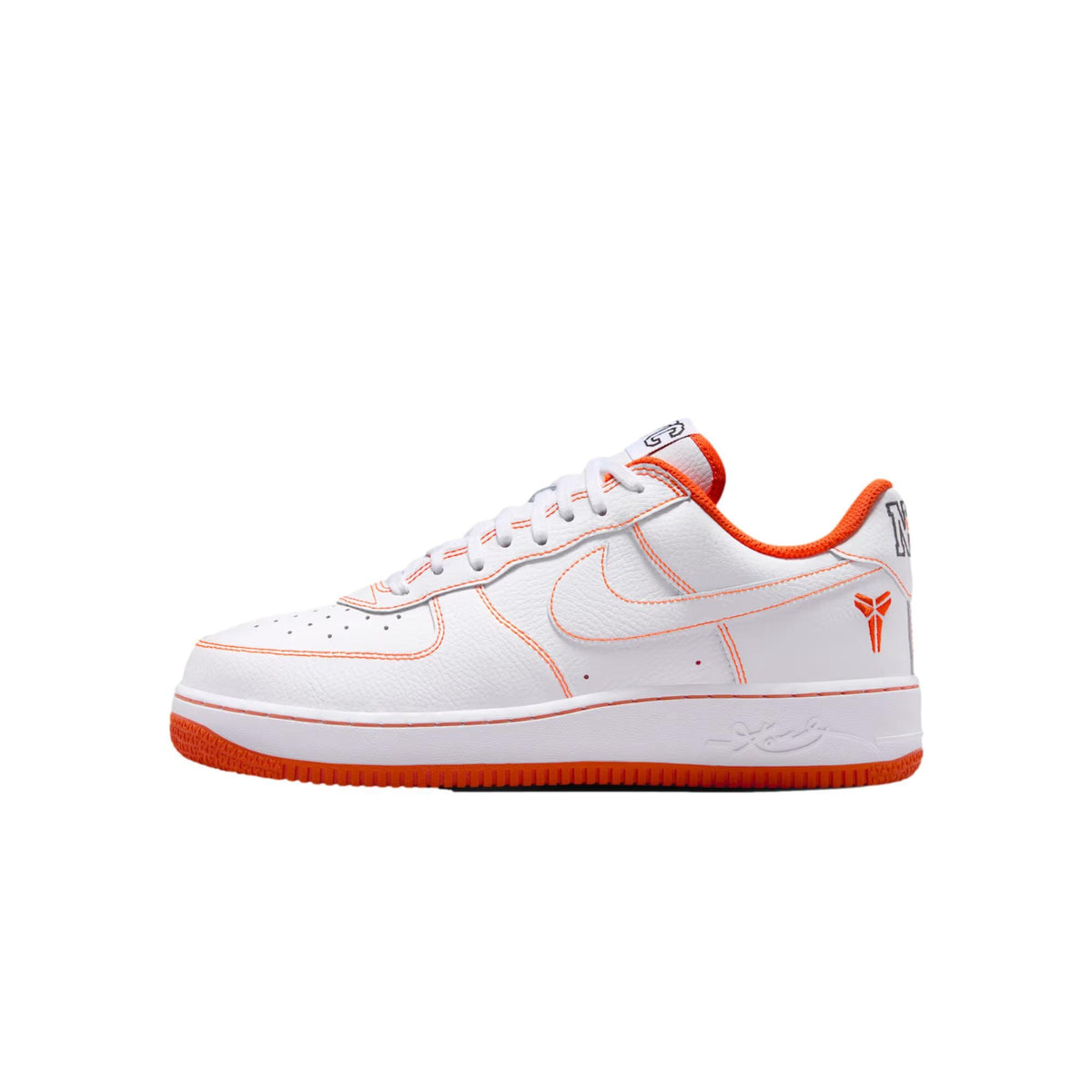 Calzado de hombre color blanco y naranja