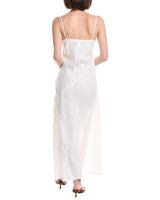 Michael Stars Vestido Midi de Lino Patchwork Cecily