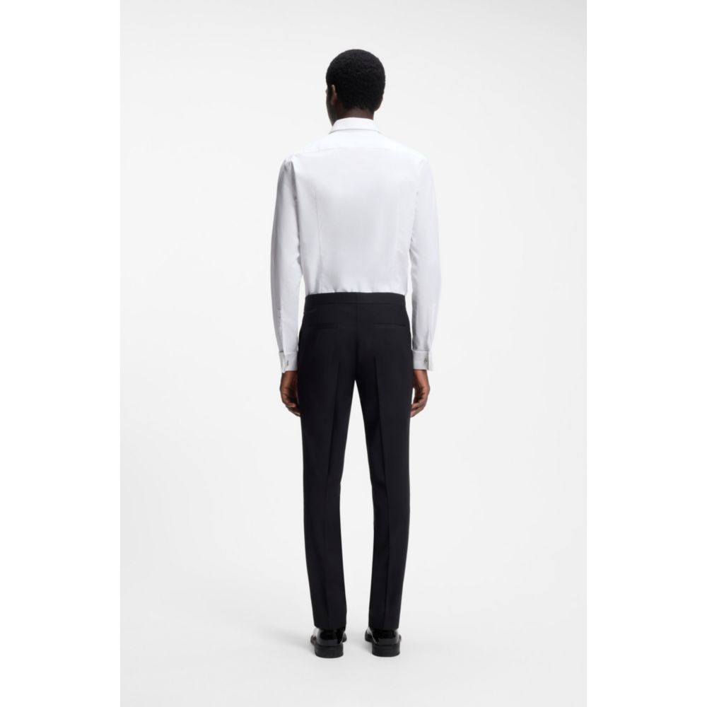 Camisa de algodón de corte ajustado
