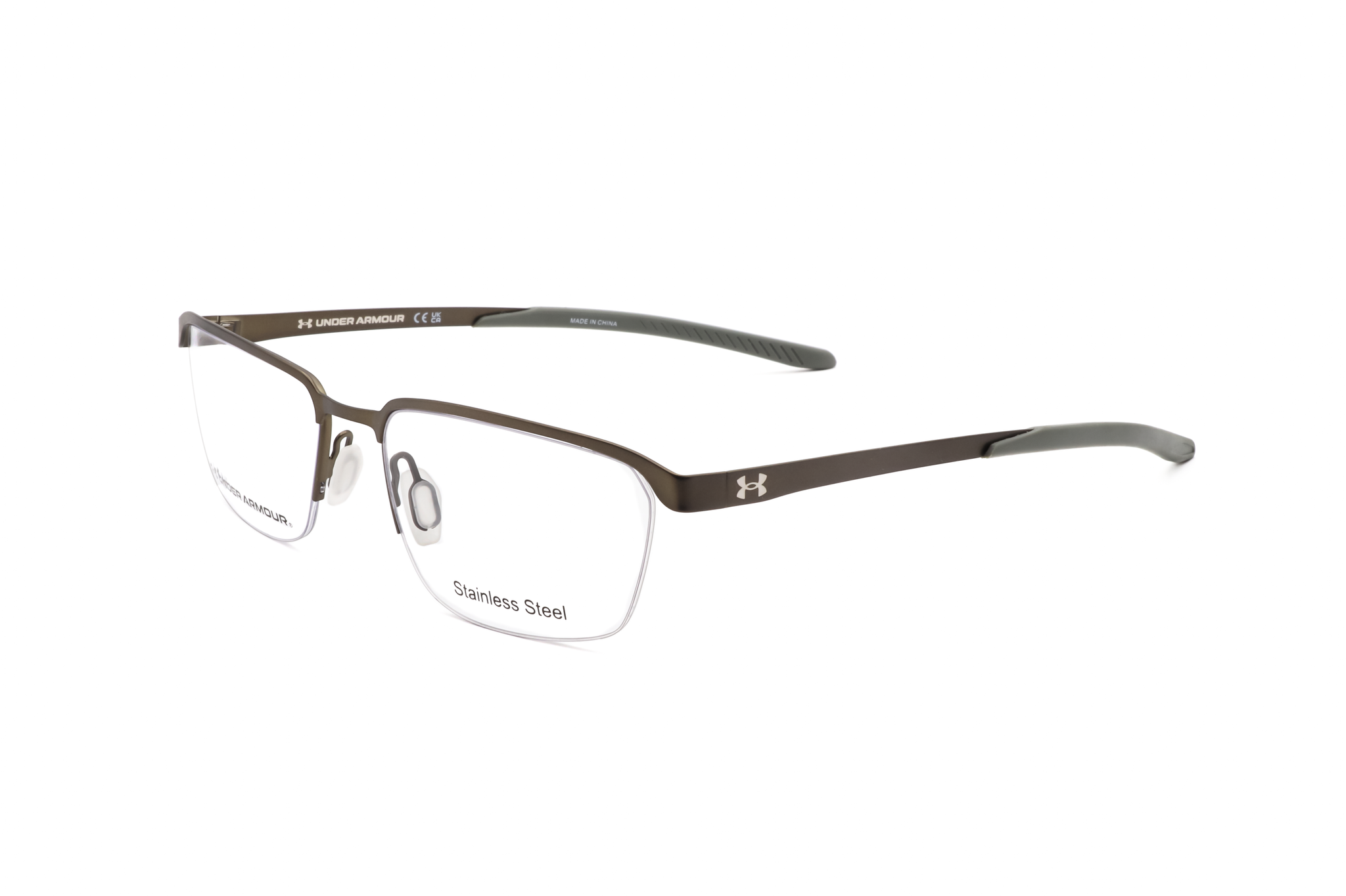 Montura para gafas de hombre 54 mm color gris y café
