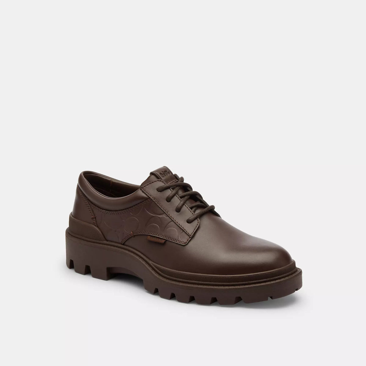 Zapatos de cordones de cuero