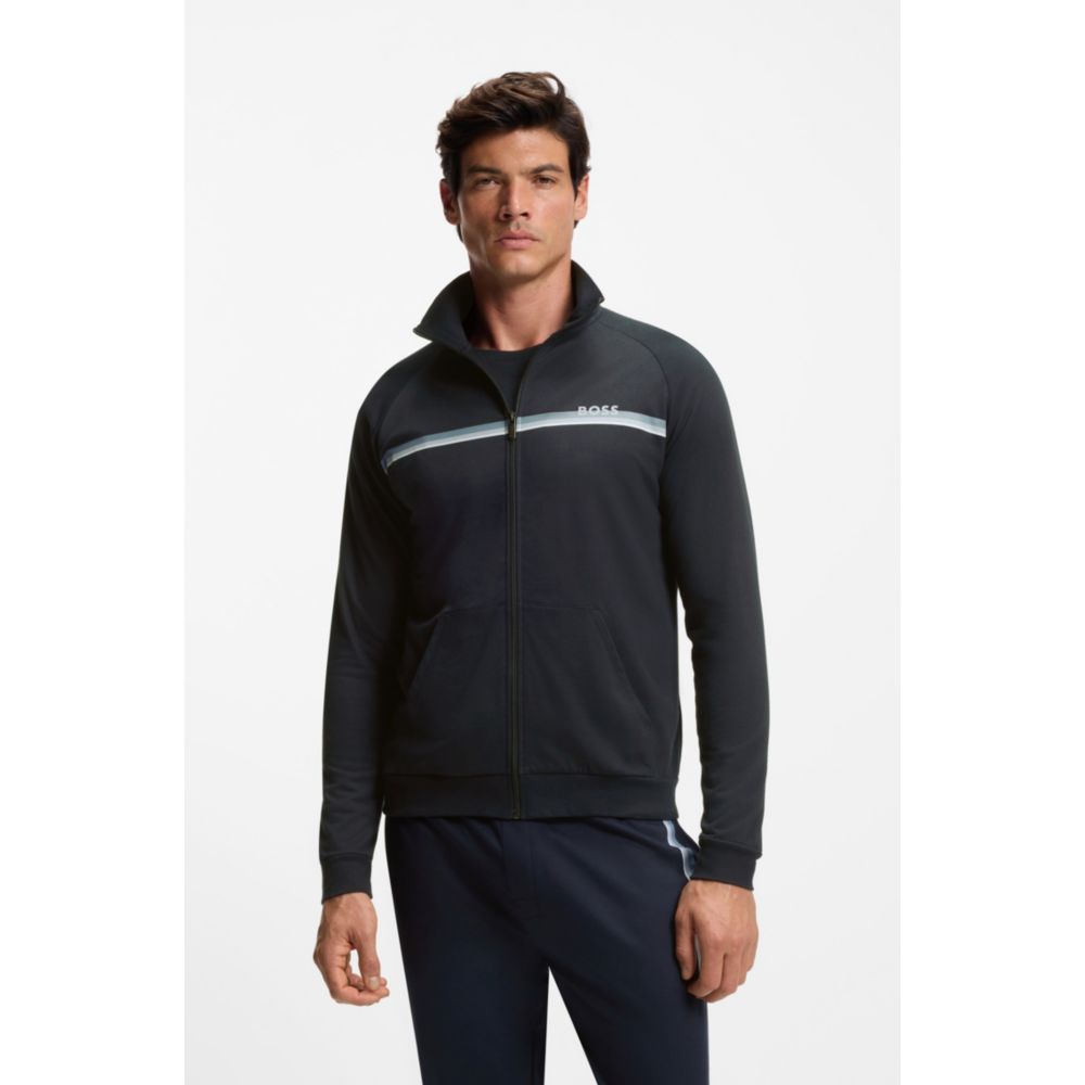 Chaqueta de algodón a rayas