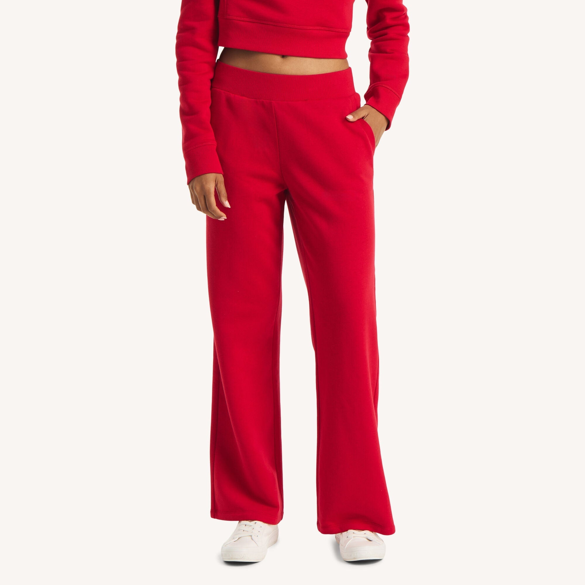 Pantalón deportivo de pierna ancha