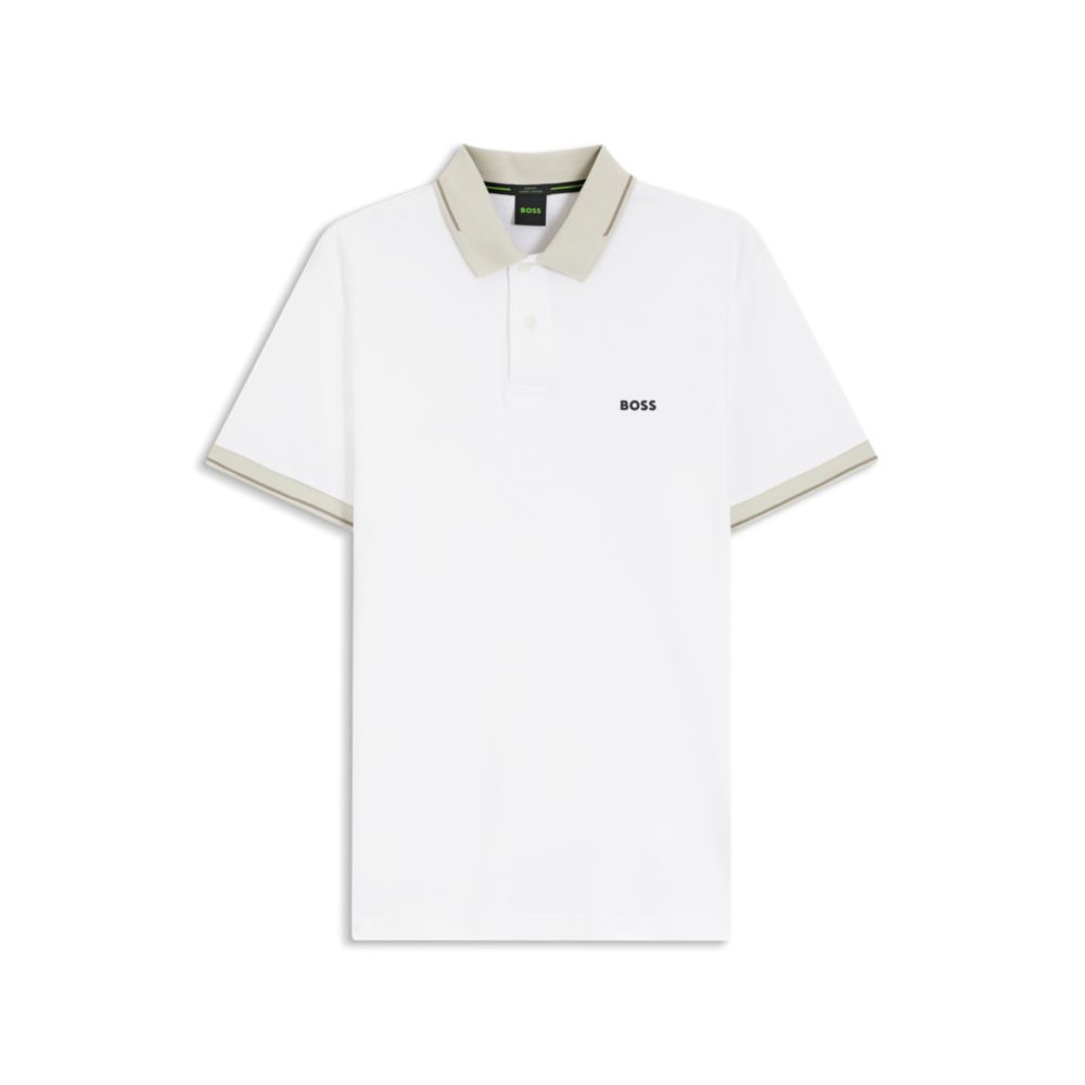 Polo de algodón de corte ajustado