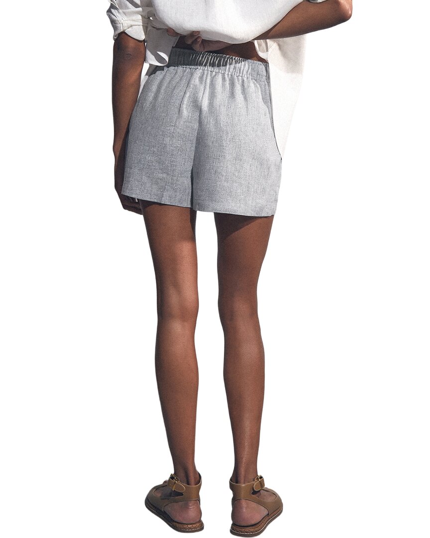 Short de mezcla de lino
