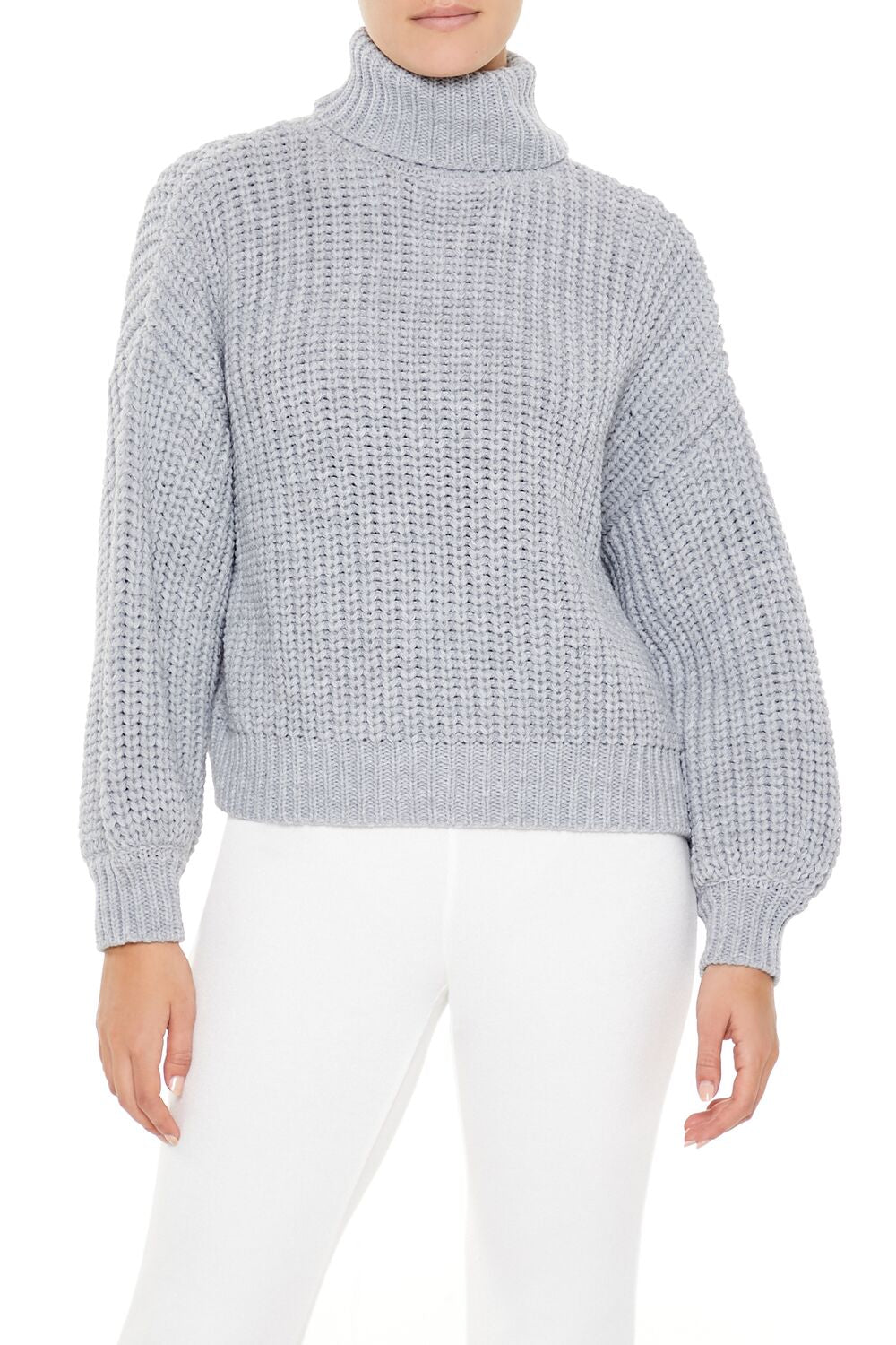 Suéter con cuello alto