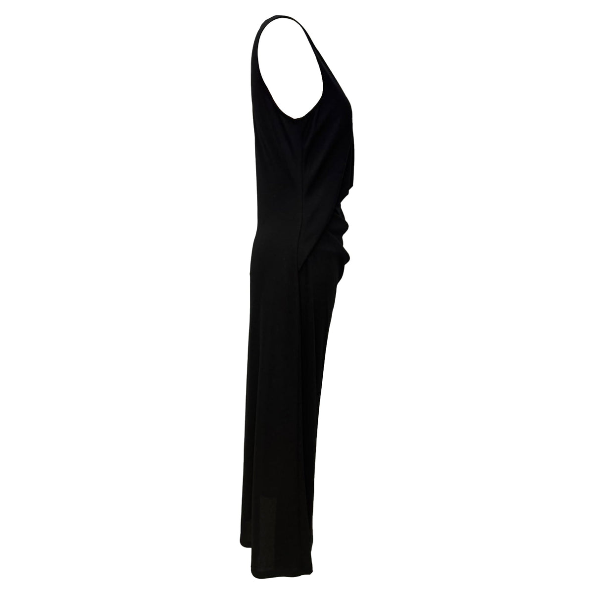 Vestido midi color negro