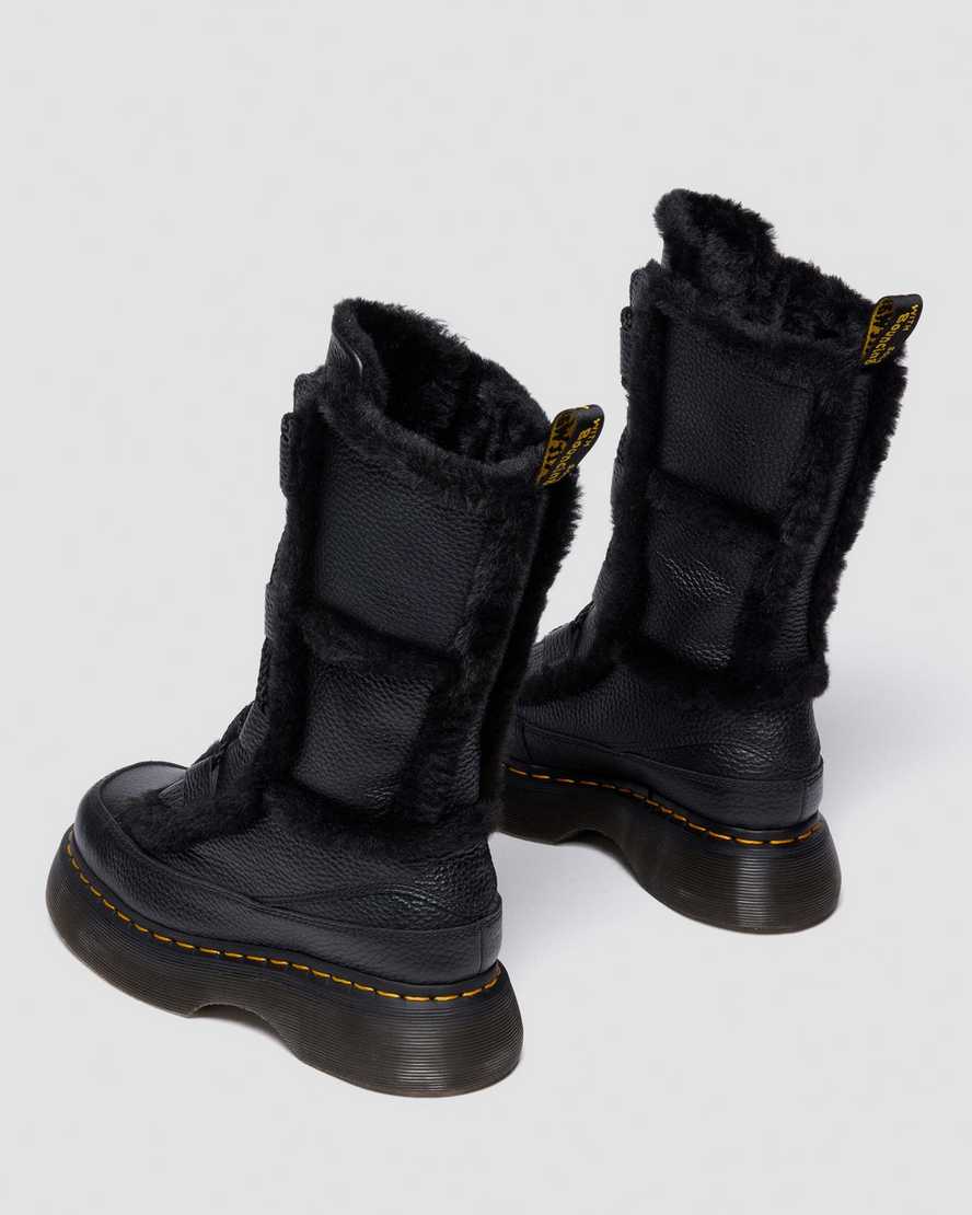 Botas de cuero con cordones