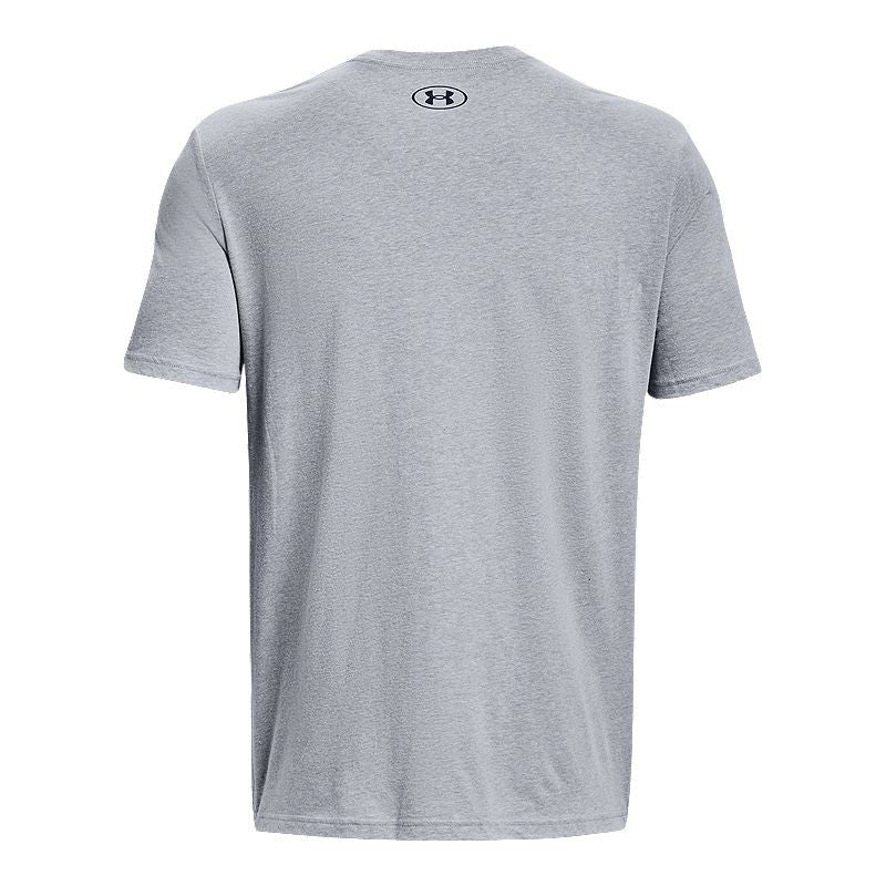 Camiseta de hombre de mezcla de algodón color gris