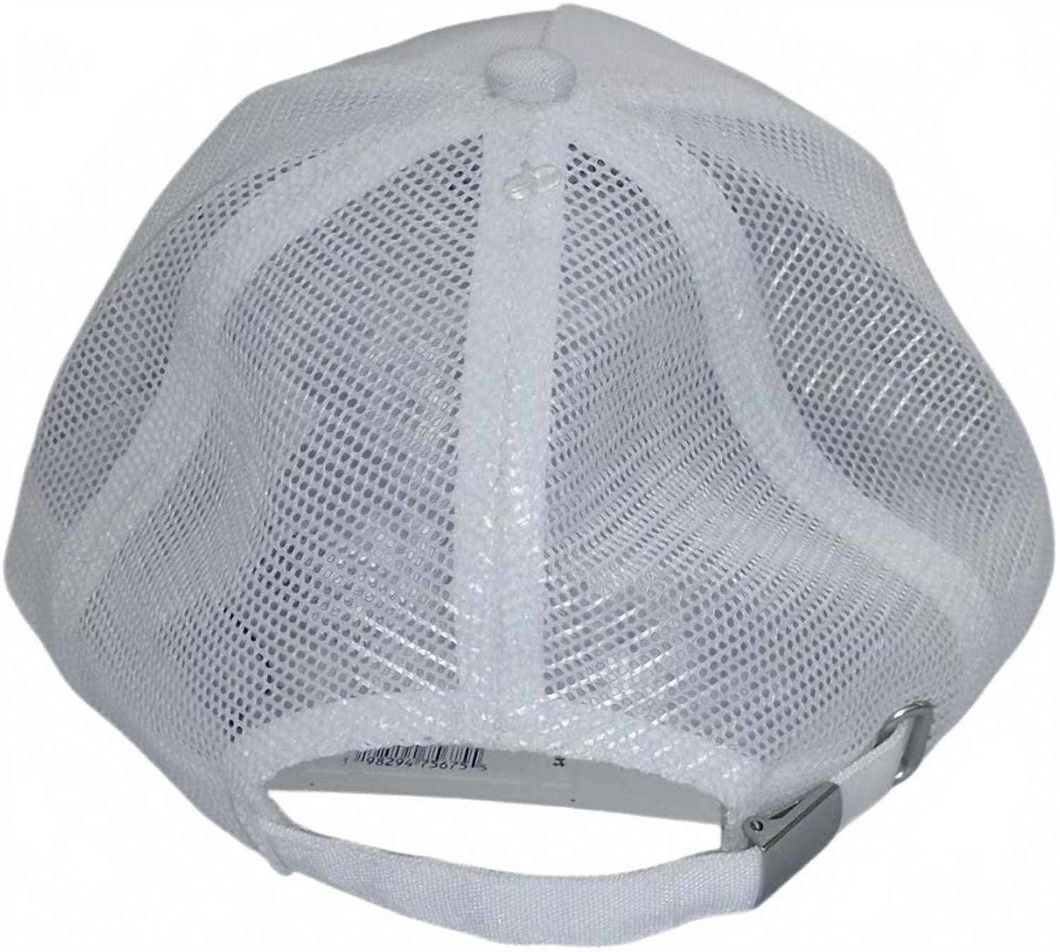 Gorra de hombre color blanco