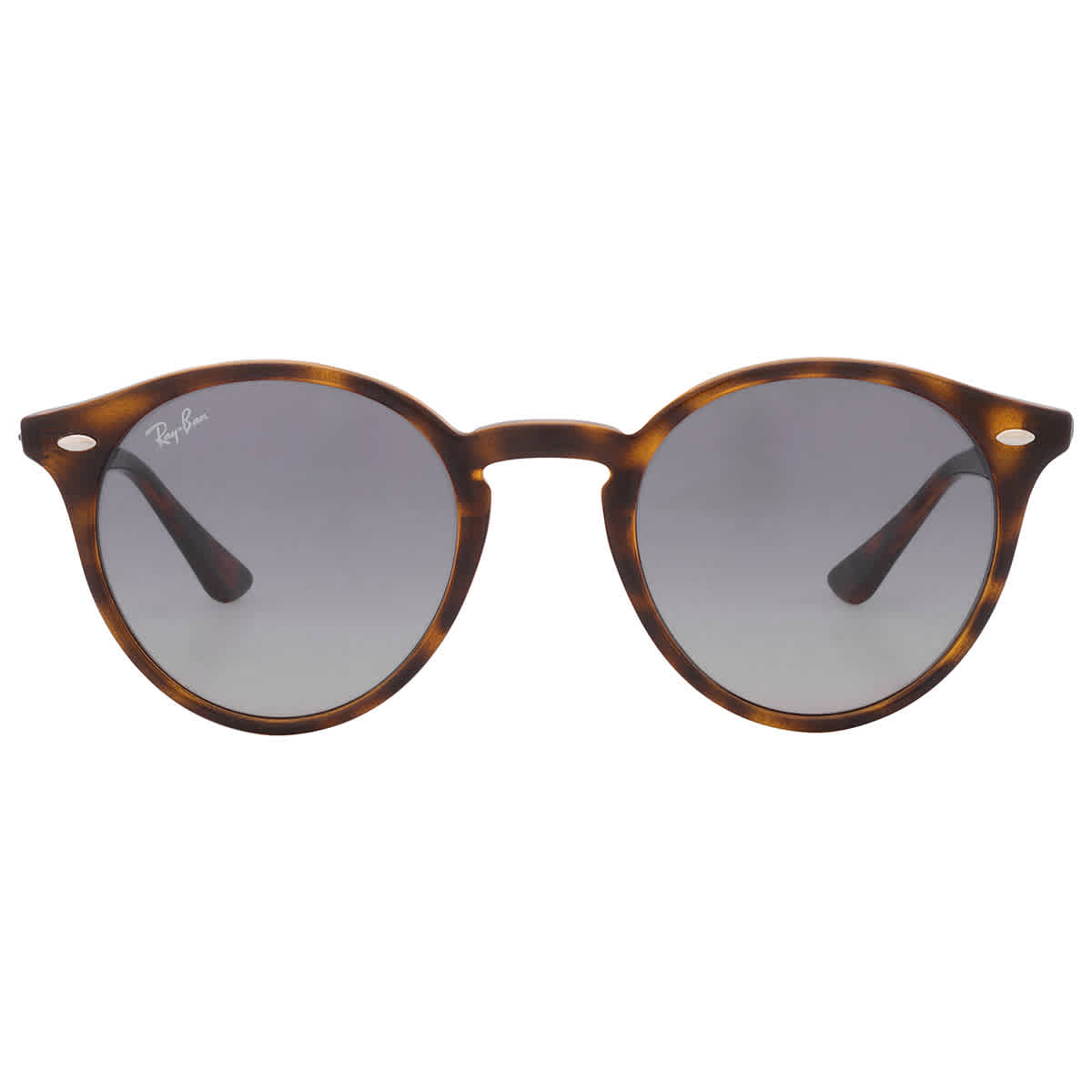 Gafas de sol unisex de montura redonda color gris
