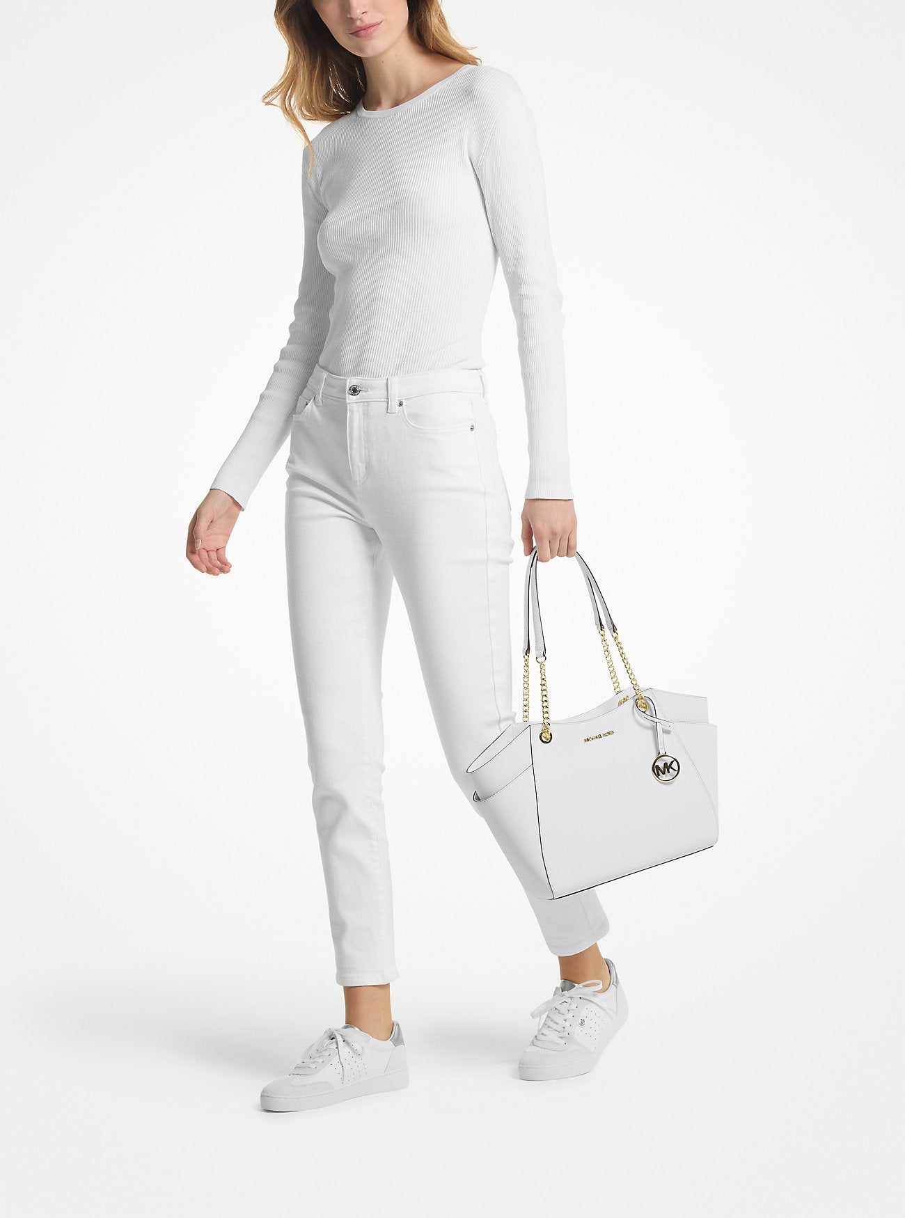 Bolso de hombro de cuero