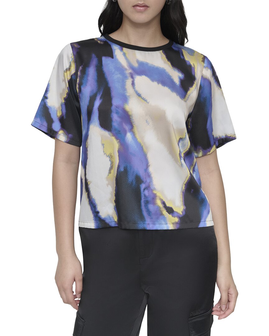 Top con cuello redondo