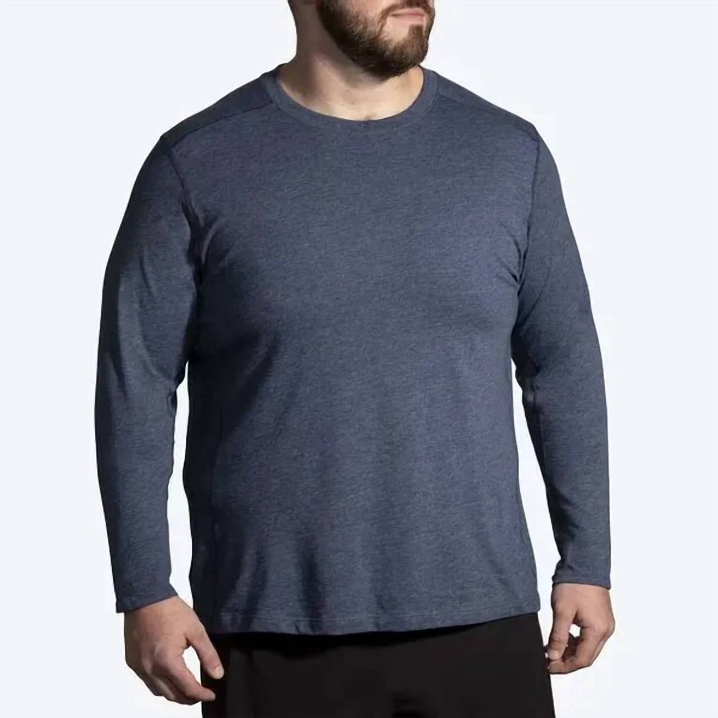 Camiseta de manga larga color azul marino