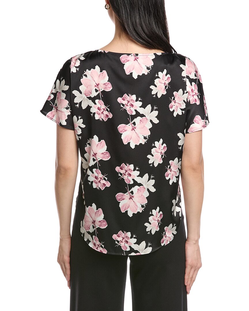 Top de satén con estampado