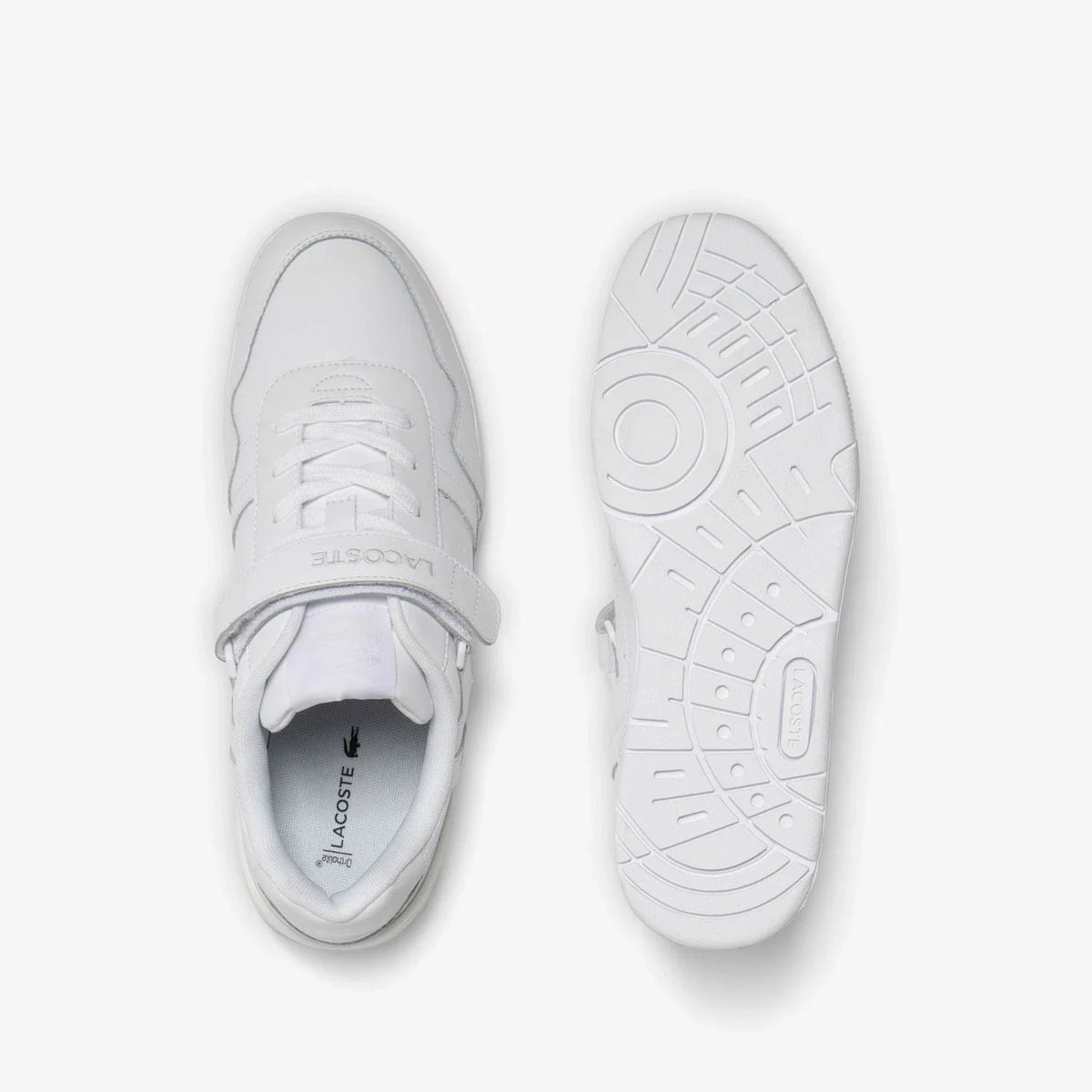 Tenis de hombre de cuero color blanco