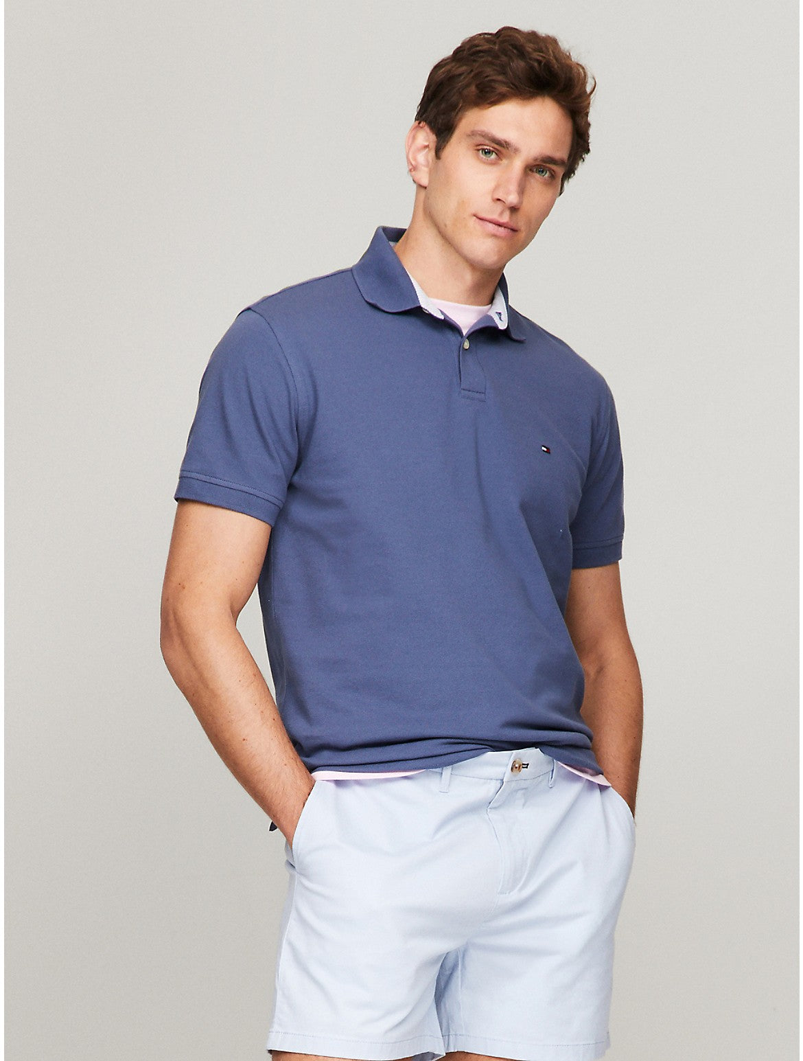 Polo de hombre de corte ajustado