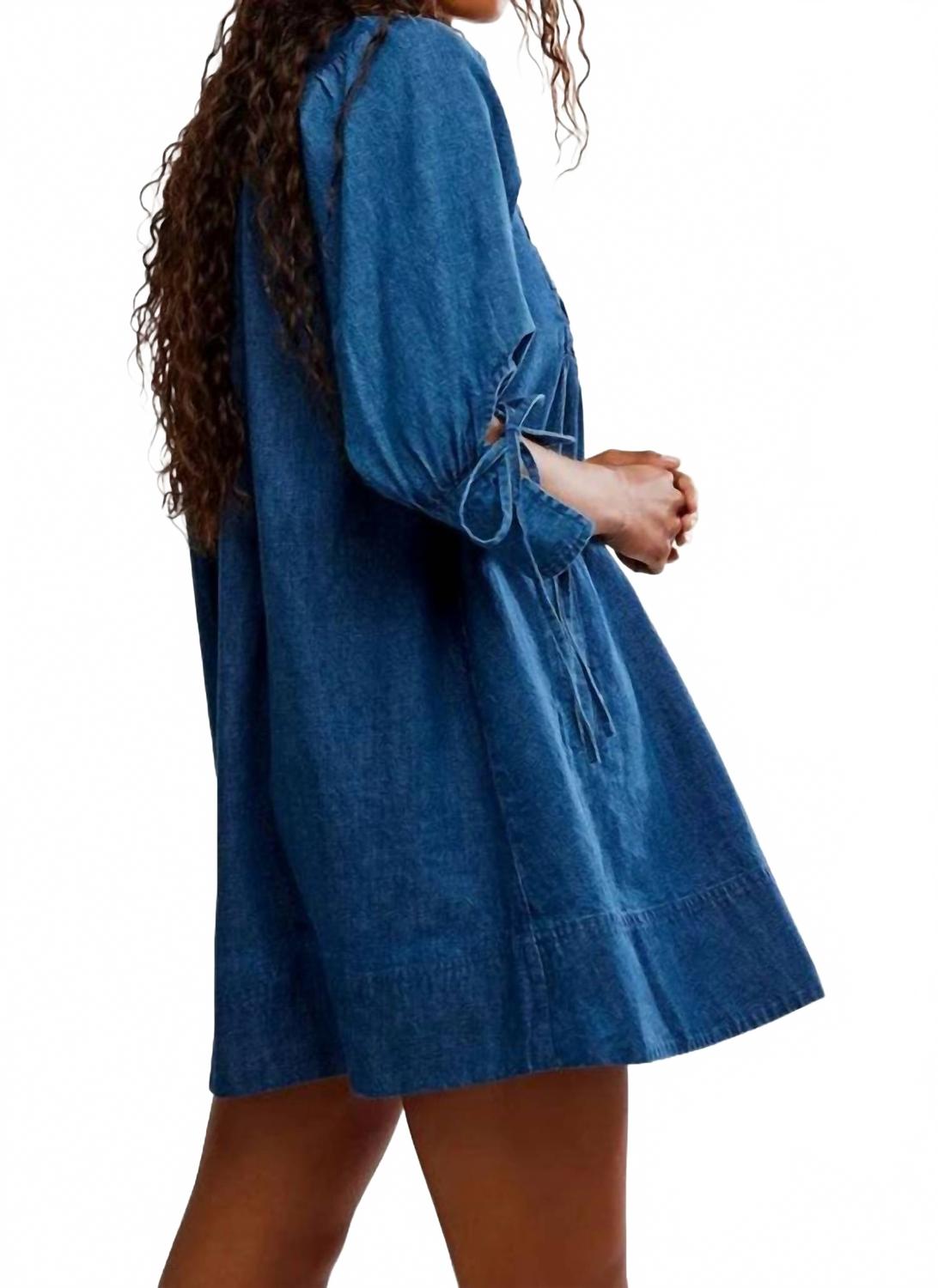 Vestido de mezclilla corto