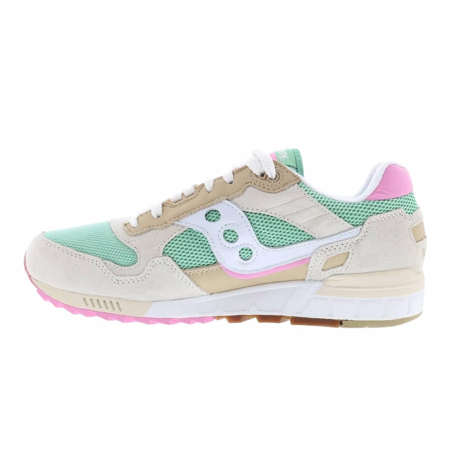 Tenis de hombre color blanco y rosado