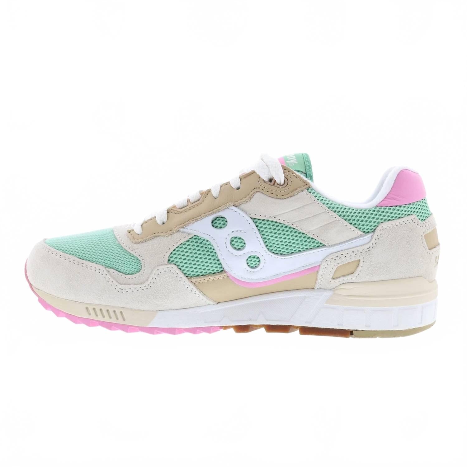 Tenis de hombre color blanco y rosado